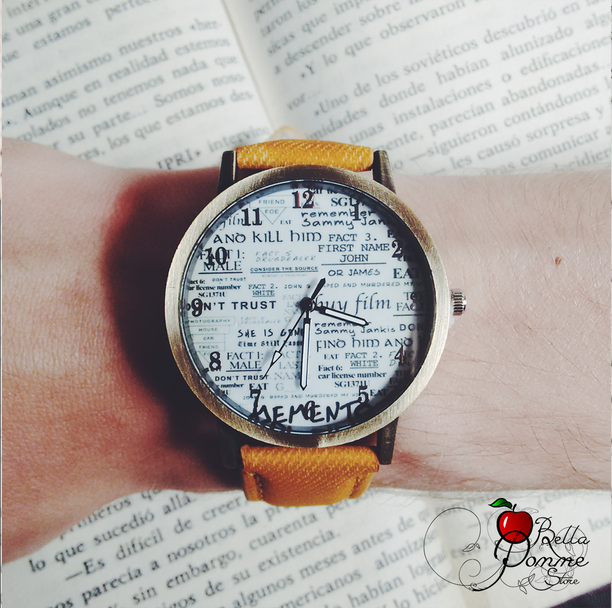 BellaPommeStore's tweet photo. Reloj Periódico Mostaza 
Valor: $35.000
WhatsApp: 314 209 4221 http://t.co/czHDj4BSpc