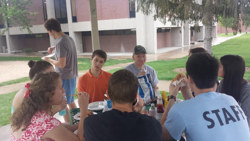 NWUSWIM's tweet photo. RAIN OR SHINE 1ST ANNUAL TEAM PICNIC. http://t.co/whgPghadjR