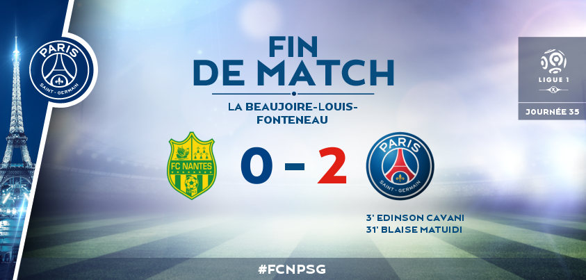PSG_inside's tweet photo. 90+4' Fin du match, Paris s'impose 2 buts à 0 face à Nantes !! #FCNPSG http://t.co/DmOtMSUlsY