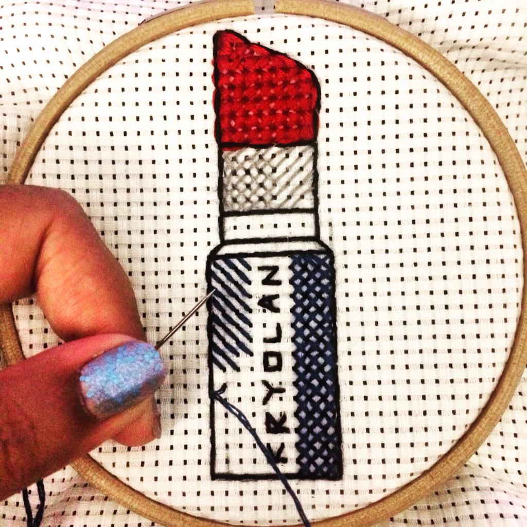 EclecticGemma's tweet photo. love @KryolanOfficial @CharlesHFoxLtd new #lipstickmatt. Something I made earlier to show my love #mua #bblogger http://t.co/qFCHXKLixz