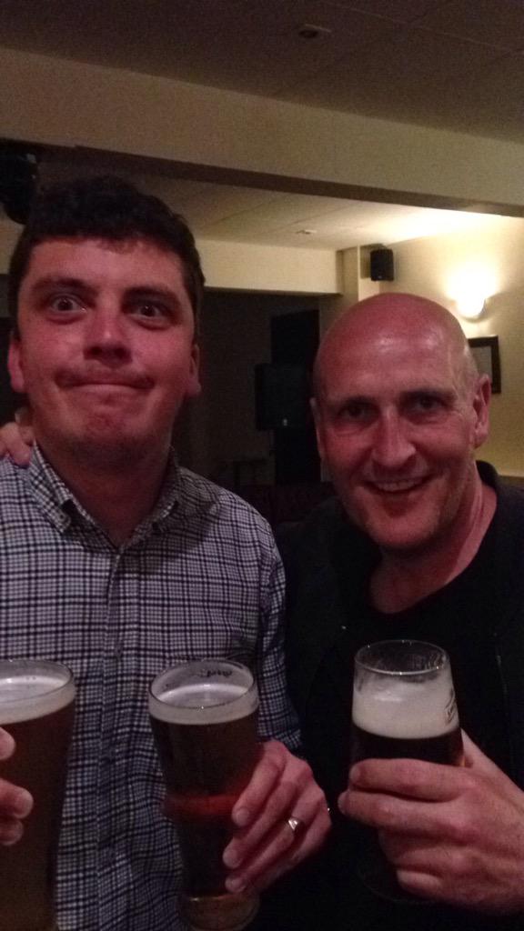 ChopperChippy's tweet image. Signed for just two pints @JLBurchy #promotion