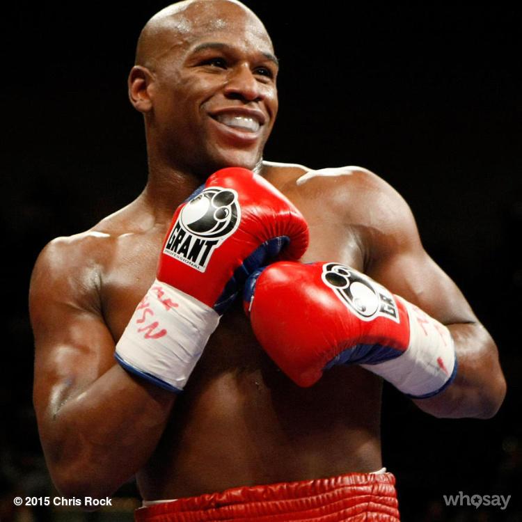 chrisrock's tweet image. I believe if Floyd fought Ali I believe it would be a close fight but Floyd would win. Because Ali has Parkinson's