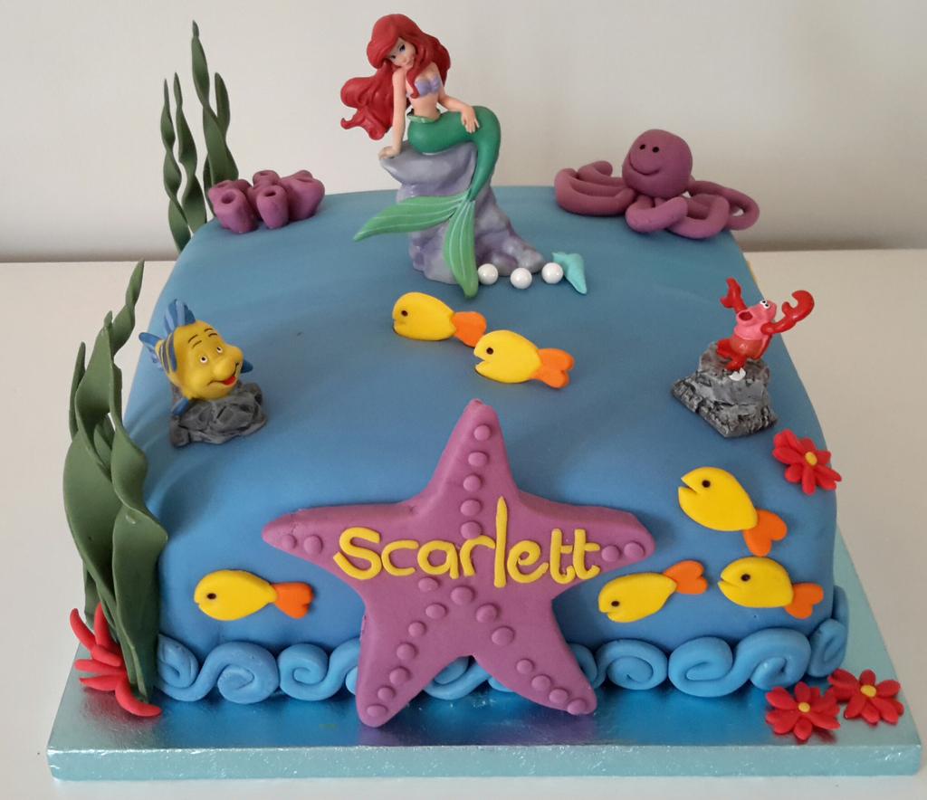 CupcakeBazaar1's tweet photo. Ariel Little Mermaid cake made for a pool party #Arielcake #underthesea #littlemermaid http://t.co/Q5E1ZiieZY