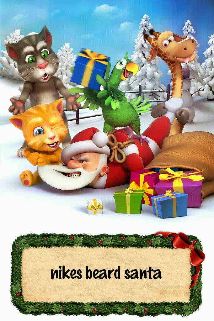 GraduateYork's tweet image. Special message from Talking Santa! Get his app at o7n.co/Santa.