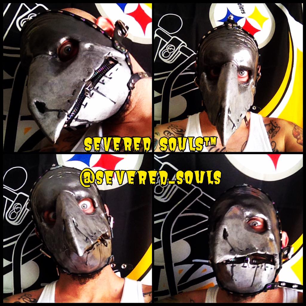 Severed_Souls's tweet photo. New mask! #Halloween http://t.co/a81QtoSdH9