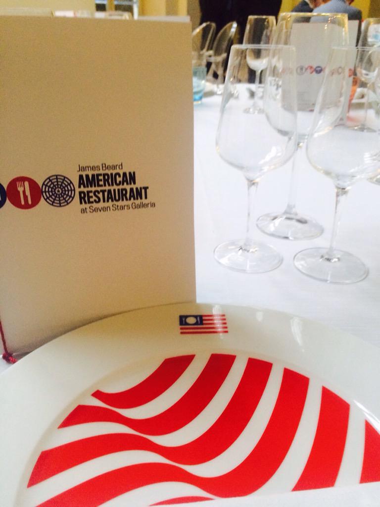 Milano_Cucina's tweet photo. Welcome to the @USAPavilion2015 James Beard American Restaurant in #Milano. #Expo2015 #Milan #JBAR http://t.co/MLMLNAvIeS