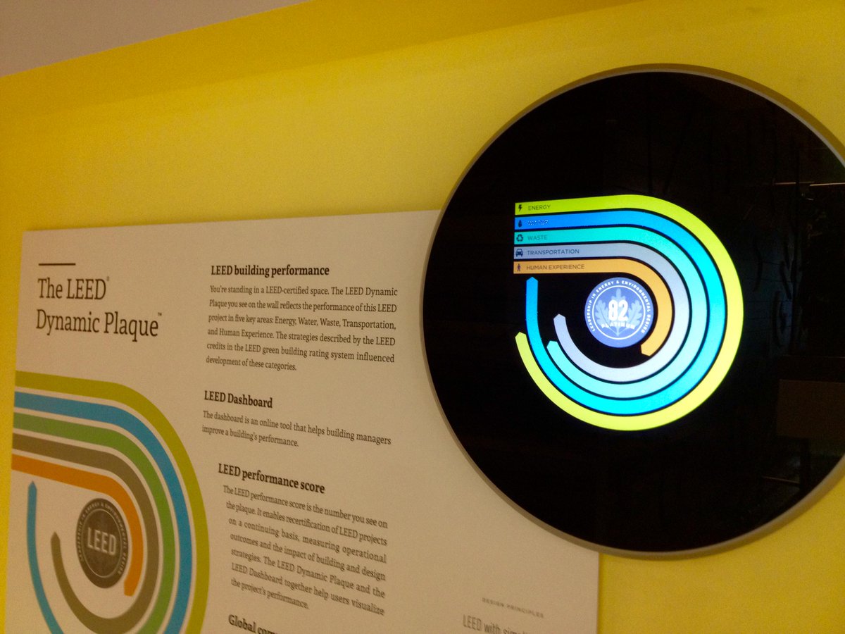 GBES's tweet image. Your Building Is Alive!
#LEEDDynamicPlaque webinar this Thursday: bit.ly/1yYbZ5D
@USGBC #LEED