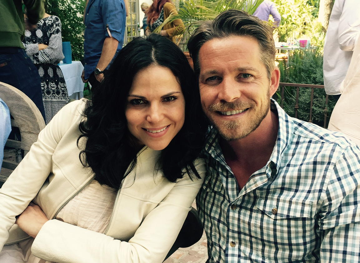 Look who showed up at our #babyshower @LanaParrilla #friends @TANYAJFLYNN