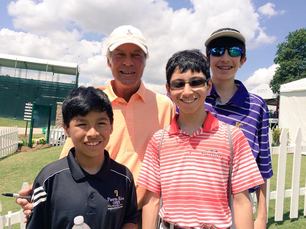 Met the legend who played Agusta 44 times Ben Crenshaw