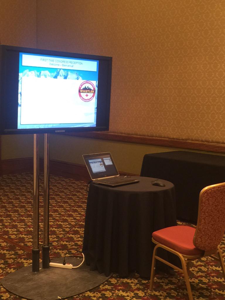 drummerboy32's tweet photo. Now attending "The first time congress reception #Fairmont #WhistlerLCD @WhistlerLCD http://t.co/6aI2ijexBV