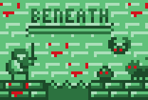 luciddesignart's tweet photo. Beneath, Retro Platformer in an (almost) 4 color palette. #gameart #pixelart http://t.co/TOHKxQ8zGk