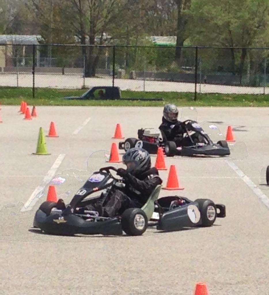 Great day karting at the fair grounds