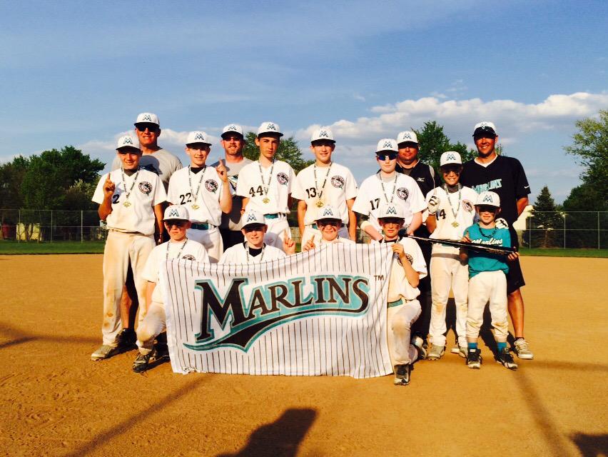 MelWietelmann's tweet photo. 12U Marlins are Tourney Champs! #Marlinnation http://t.co/MGdoPgtx8q