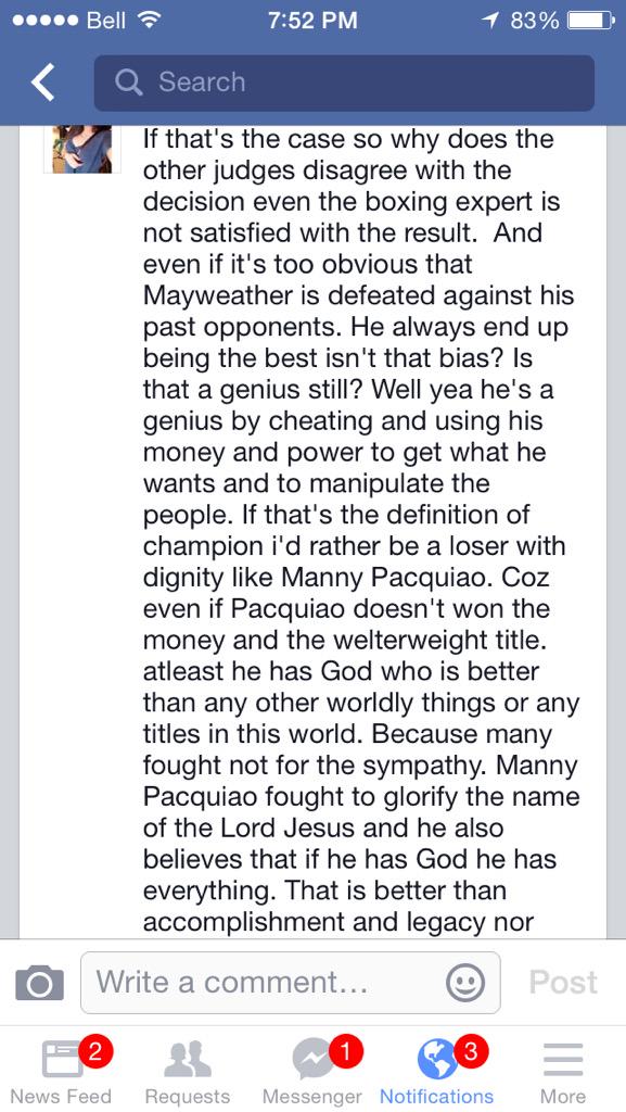 mxrxnc7's tweet image. My response to the issue.You did your best @MannyPacquiao for us you're still the champion🇵🇭#FightClean #TeamPacman