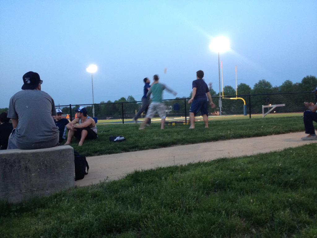 Some post game spike ball to cap off a perfect weekend #roadtrip #AUDL