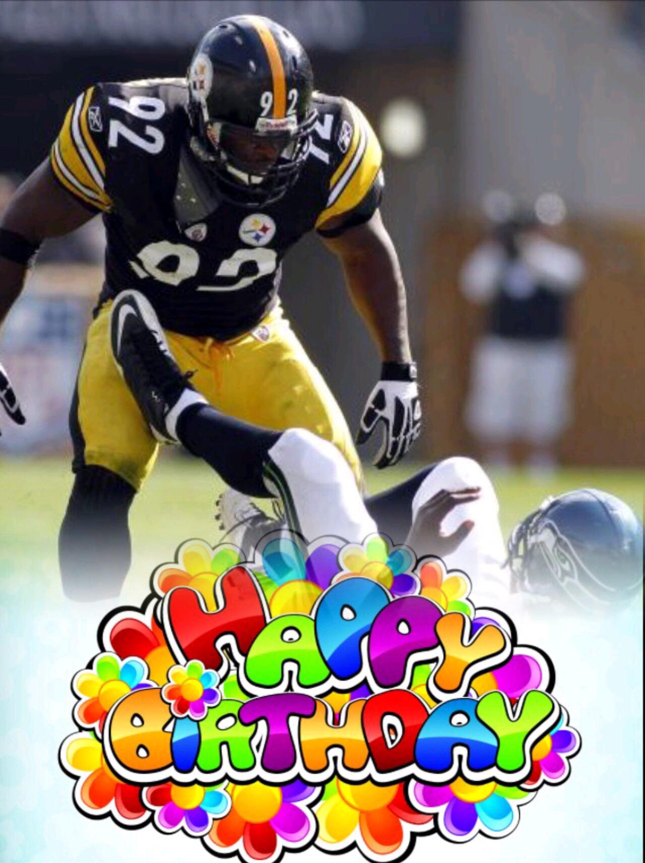 Happy Birthday to James Harrison! Harrison went to 5 Pro Bowls, has been an All-Pro twice and has 2 super bowl rings! 