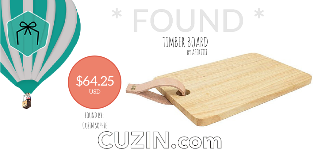 CUZINglobal's tweet photo. Exclusive #offer posted by #CUZIN Sophie! The #timber #board by #aperitif! More at http://t.co/teFx2wtxuz http://t.co/8ND97Bq8MX