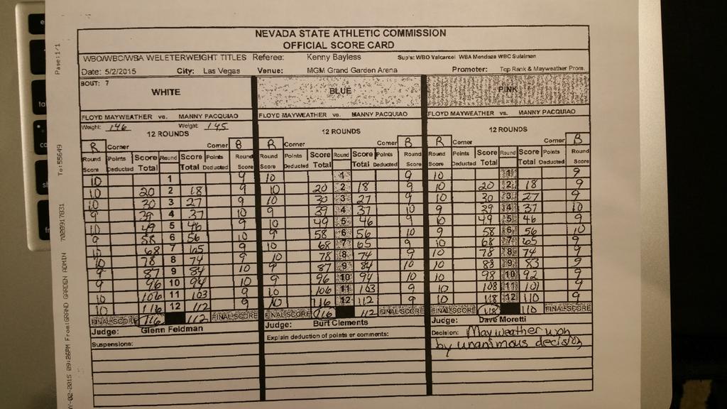 AlexFrost161's tweet photo. Someone correct me if I am wrong, but wasn't Manny Pacquiao fighting out of the red corner? #MayPac http://t.co/iODF5YV7NF