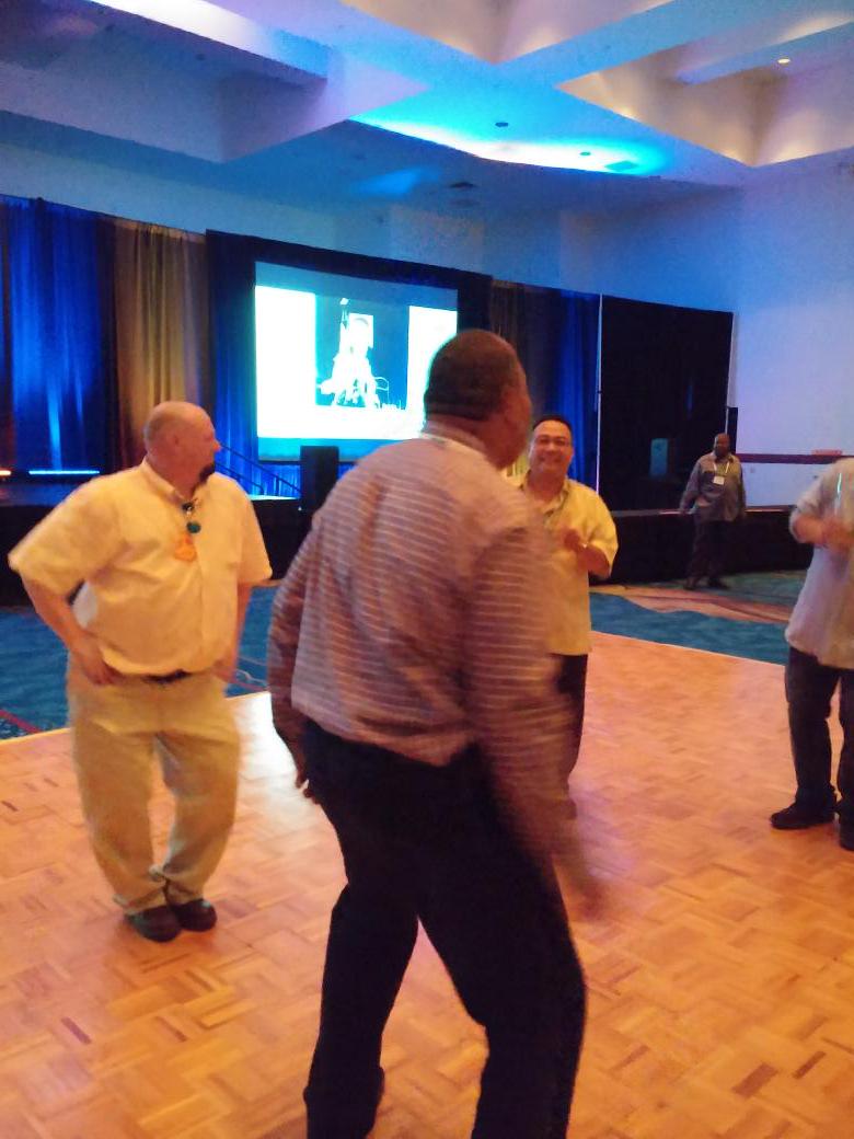 CFACSP's tweet photo. Our chapter VP gettin down to some blurred lines...#IAHCSMM2015 http://t.co/Dt5tDzT4JU