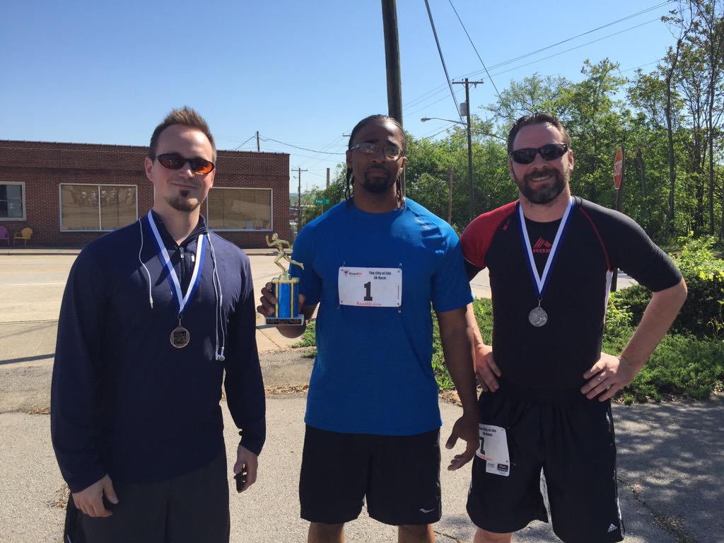 C_L_PROJECT's tweet photo. The First City Of Life 5k was a success! http://t.co/z2QezhTir5