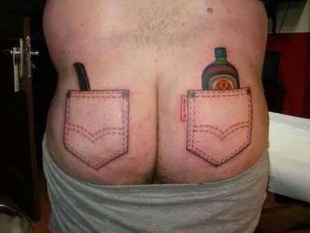 shit_tats's tweet photo. Never leave home without Jaeger and a comb http://t.co/Fo61pXhu6O