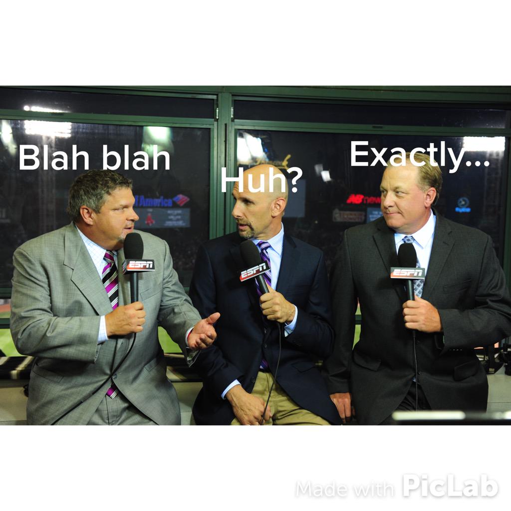 FanDebate1's tweet photo. #YankeesRedSox #ESPNcrew #IHearAwkwardConversations http://t.co/n3XWuxhyaP