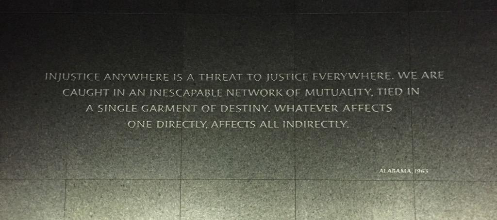 miriamr2015's tweet photo. This is one of my favorite quotes from the Dr. Martin Luther King Memorial. #dcskylion http://t.co/znd0J3RsbS