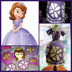 Do you know Sofia the First? Here is the cake for the 2nd birthday of my daughter. #cake  #cakedecorating