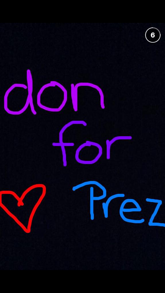 donovangregory7's tweet photo. #donforprez 😎 http://t.co/HUg5OjR73L