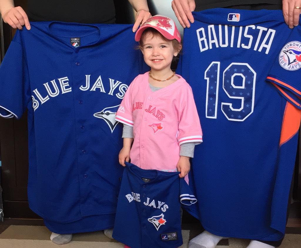 WayneSpaceD's tweet photo. Excited to introduce a new @BlueJays fan in October 2015! http://t.co/1ZUoffzYpF