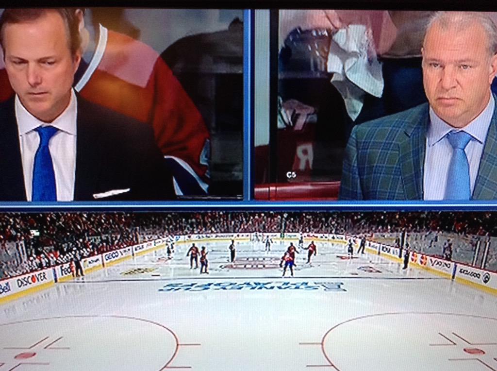 toewstastic's tweet photo. ...so @CBC @hockeynight queued up a great @nhlties #coachbattle @CanadiensMTL MT v @TBLightning JC #BecauseItsTheCup http://t.co/rbFlxzd2Ef