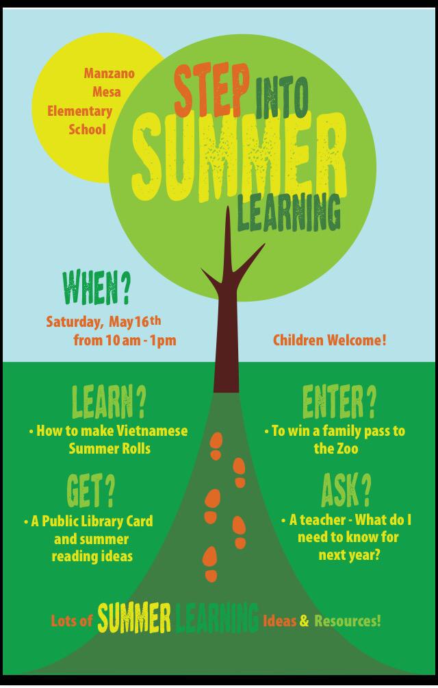 ManzanoMesaES's tweet photo. Excited to share #LaunchtoLearn at our Summer Learning event! @Mayor_Berry @MissionGraduate @cabq @ABQschools http://t.co/dp1ZaGi0SC