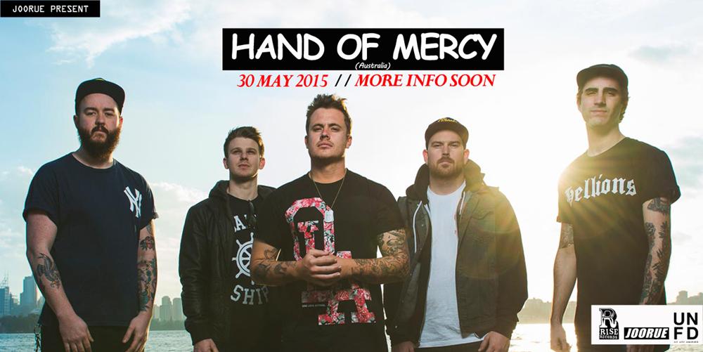 jooruejakarta's tweet image. Yo HAND OF MERCY (Aus), Saturday 30th May 2015, Details Soon! Please spread the news @outoftheboxOCTV #HandofmercyJKT