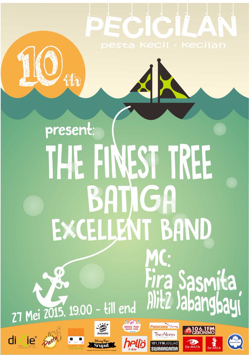 Jogjastudent's tweet photo. Ulang tahun Dixie Present @theFinestTree MC @alitalit_ &amp; @firasasmita 27/5 @dixiejogja #10thDixie http://t.co/EgYAeJvsu6
