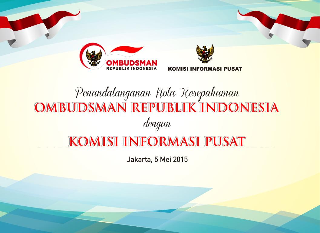 OmbudsmanRI137's tweet photo. #InfoPers "tidak ada perbaikan pelayanan publik tanpa keterbukaan informasi" #MOU @OmbudsmanRI dan @KIPusat http://t.co/Ow9fUQZvsA