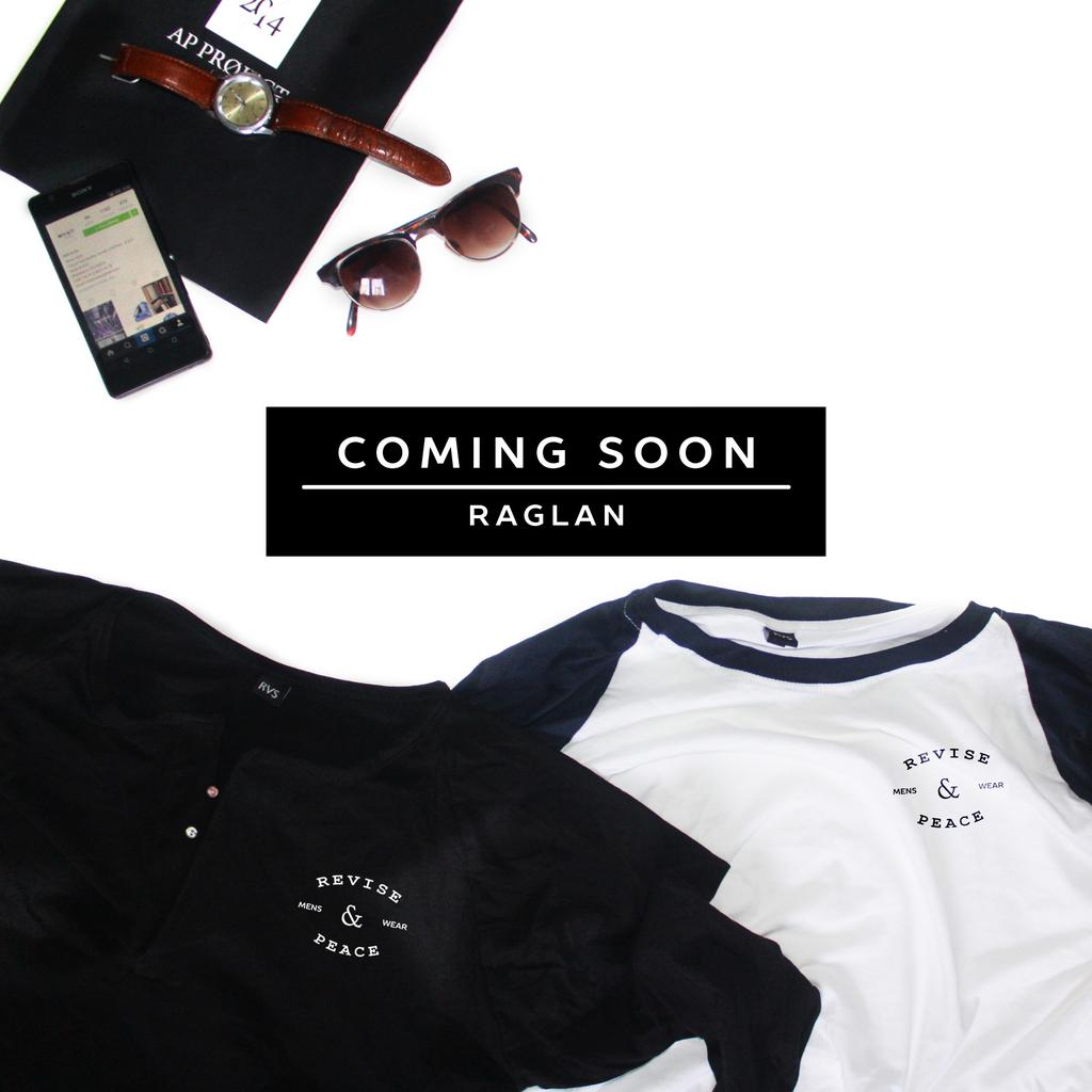 Coming soon in mid-May, Raglan Shirt with good material. More info visit revisepeace.tumblr.com #rvs#casual#menswear