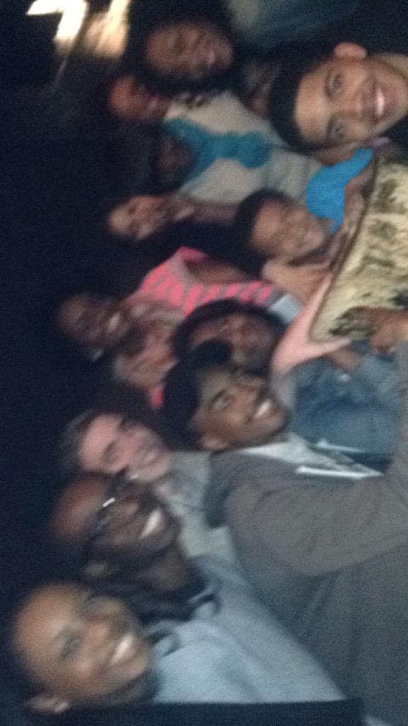 chocolategang_'s tweet photo. Big day happening tmr night! First Broadway performance! Let's get it!!!! 😁 #BlurryPic #AWMC15 http://t.co/Jiw0ajiOEi