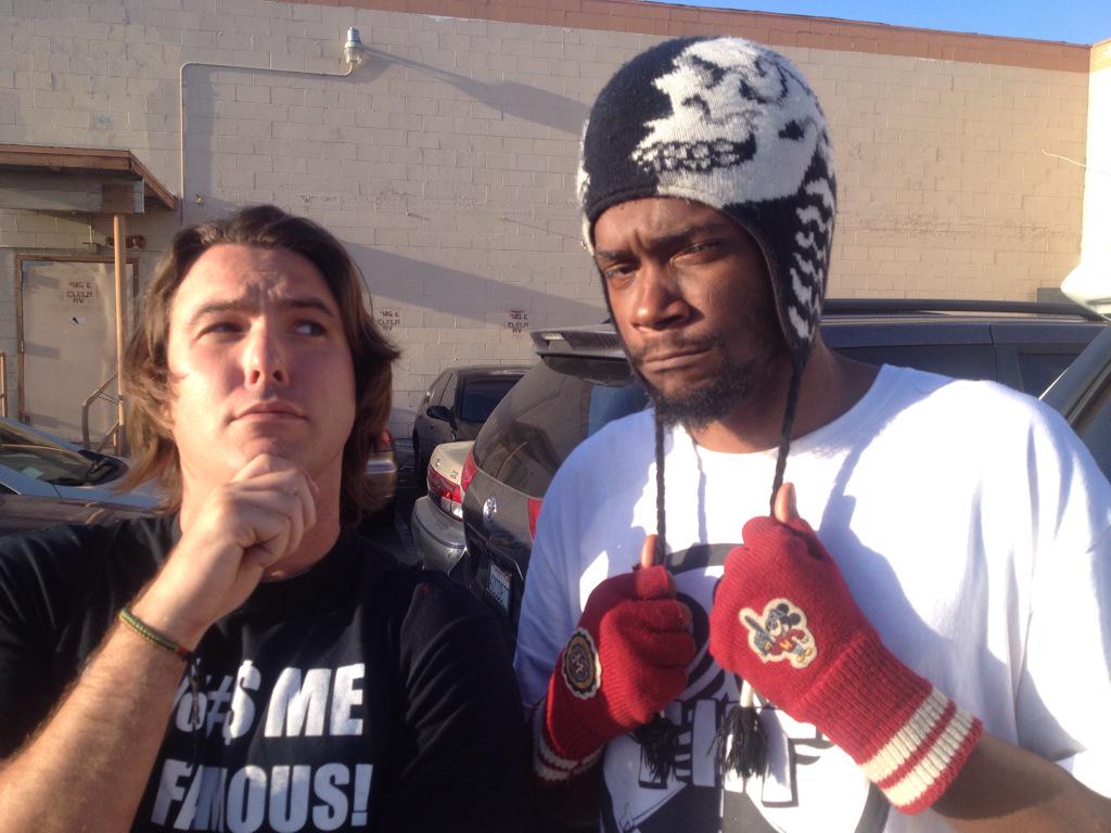 KingJonAllen's tweet photo. Hangin' with @HTizzle after #UIPW. #indiewrestling #prowrestling #nacholibre #elsnowflake #THEjonallen http://t.co/2oDwSLiHGU