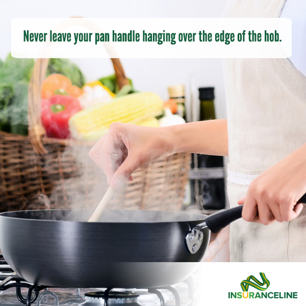 InsuranceLine's tweet image. Help keep your whole family safe in the kitchen with this simple tip.