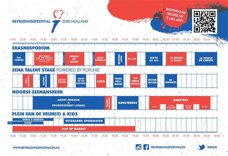 Stippel je route voor morgen uit met het blokkenschema! En de weersverwachtingen worden gelukkig steeds beter!