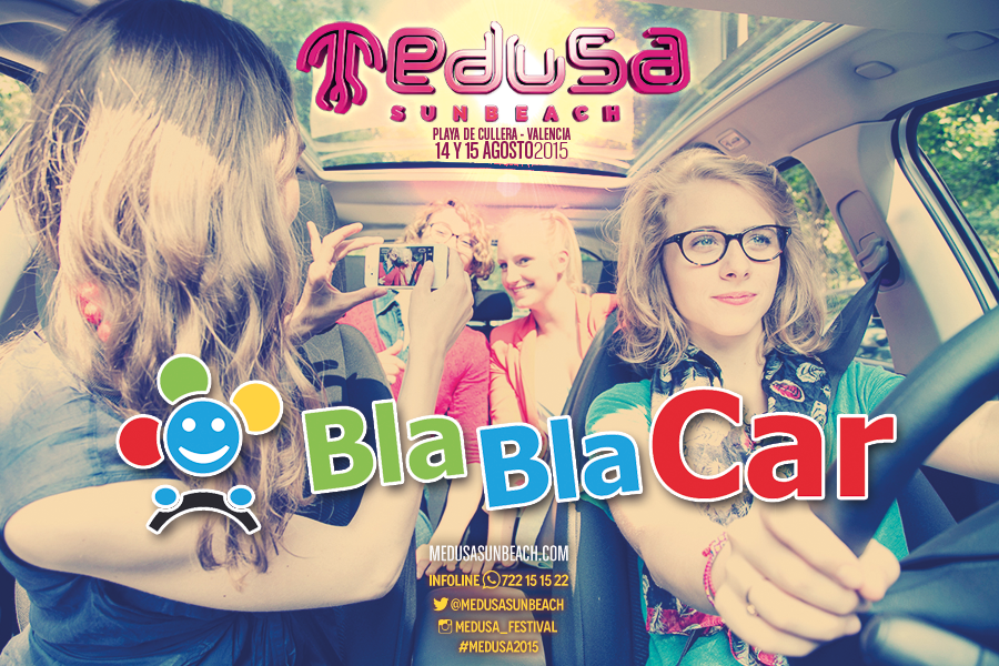 ¿Pensando como venir a #Medusa2015?
<a href="/blablacar_es/">BlaBlaCar España</a> colaborador oficial !! Ya no tienes escusas :) !!