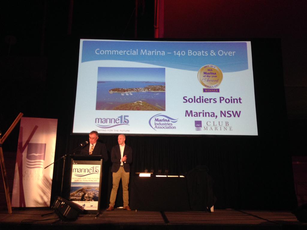 hoges8's tweet photo. #marine15 awards in full swing Rivergate wins the first one http://t.co/hm7azwqpDA