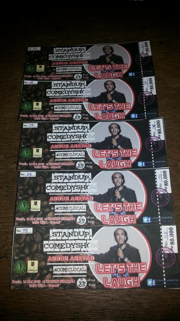 Stand Up Comedy show @Sikamali Coffee Kamis 14 Mei 2015, Pkl  19.30 till drop..@SoalPALU