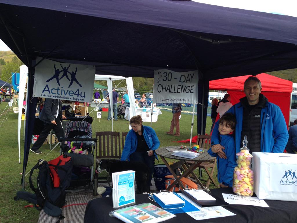Active4_U's tweet photo. The team is out &amp; about again today #Ilkleycarnival #wellness #nutrition #30daychallenge http://t.co/nA88oHLUZz
