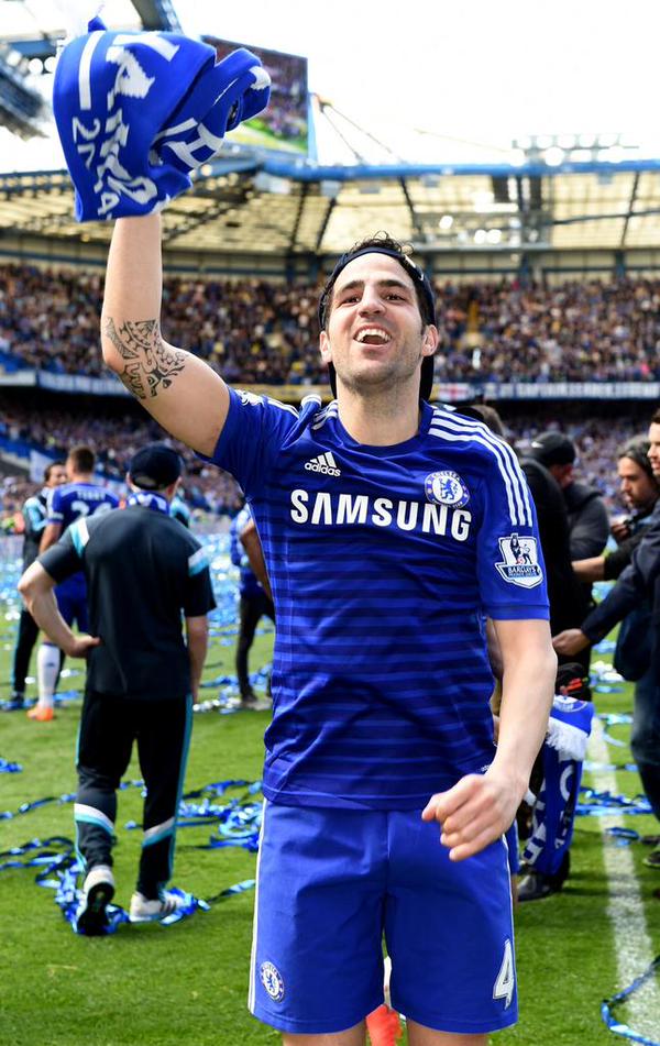 Happy Birthday  Cesc fabregas!  what a perfect way to celebrate it.  