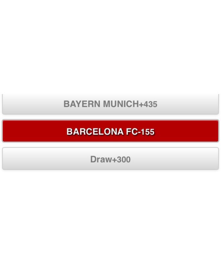 FUTBOLMONEY's tweet photo. Weds-Europe Champs league 2:45pm et 

Two plays

Barcelona Over 2.5
135 to win 100

Barcelona -155ml
155 to win 100 http://t.co/KiIG1s9hSS