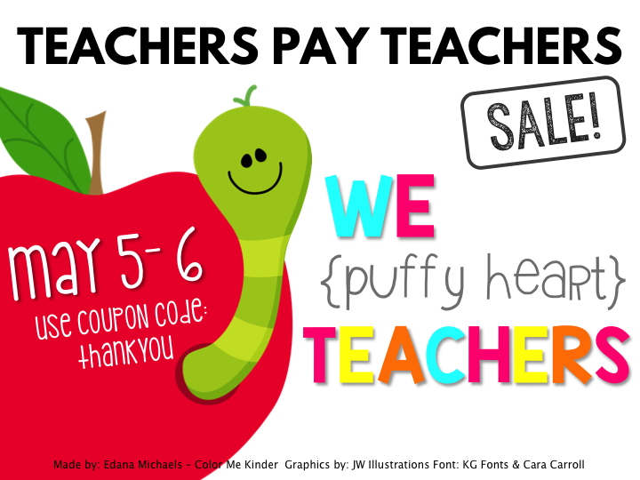 ColorMeKinder's tweet image. I'm having a sale! 
teacherspayteachers.com/Store/Color-Me…