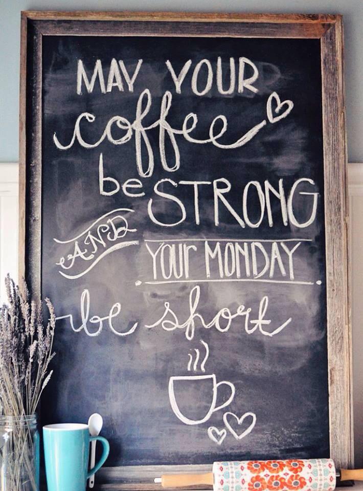 PlatinumHeel's tweet photo. May your coffee be strong, and your Monday short! http://t.co/U3uovTgVzf