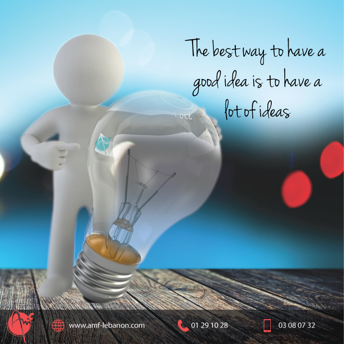 AMFlebanon's tweet photo. A #GOOD idea becomes a #GREAT idea when you let it out !!
#AMFlebanon #AMFservices #AMFteam #creativity http://t.co/uu8ul3N82Z