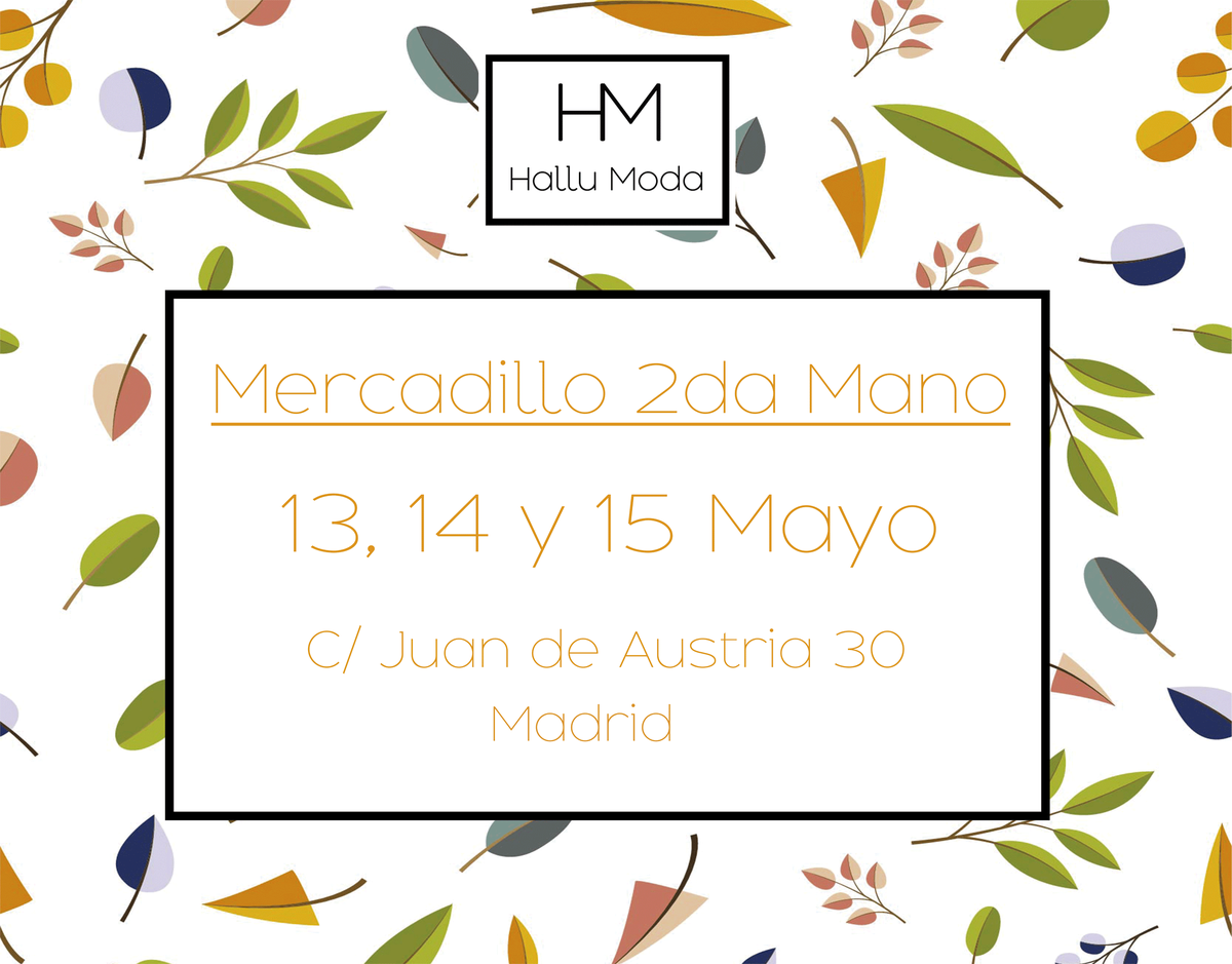 Hallu_Moda's tweet photo. Ya tenemos todo preparado para el mercadillo de mayo..No te lo puedes perder! #moda #mercadillo #Madrid #superprecios http://t.co/sOeEIZKbpV